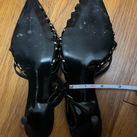 BCBGirls slingback heels pointed toe good condition size 6.5 / 36.5 - Picture 5 of 6